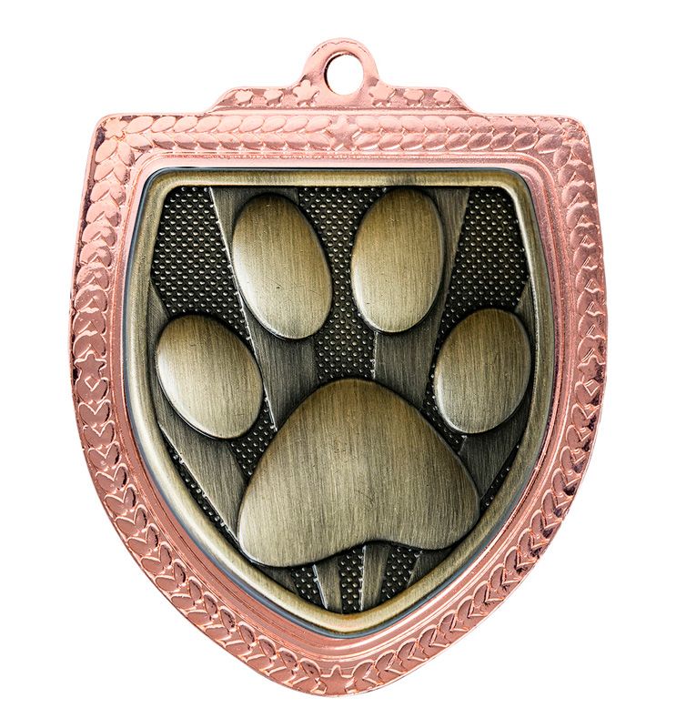 Shield Dogs Gold Medal 80mm