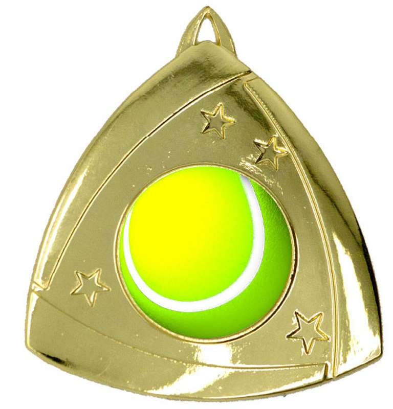 Triangle 25mm Ctre Shiny Gold