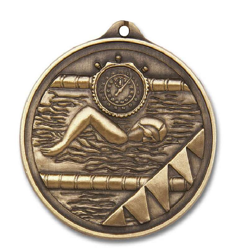 Swimming Sculptured Silver**