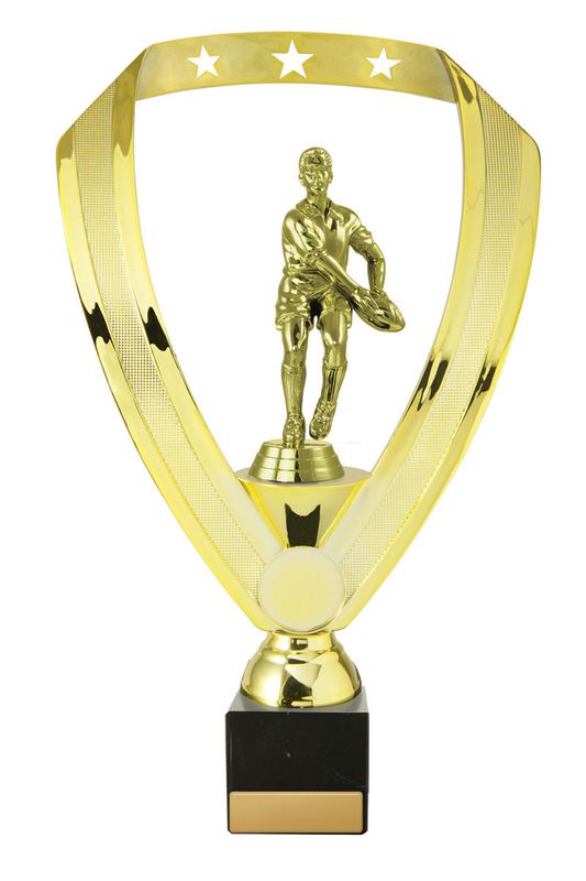 Male Rugby on Base Trophy 240mm