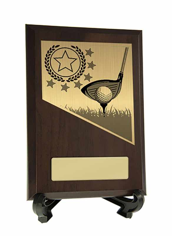 Plaque with Golf Trim 200mm