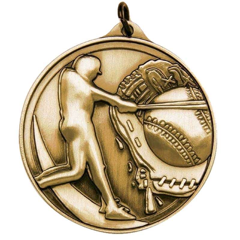 Baseball Sculptured Gold
