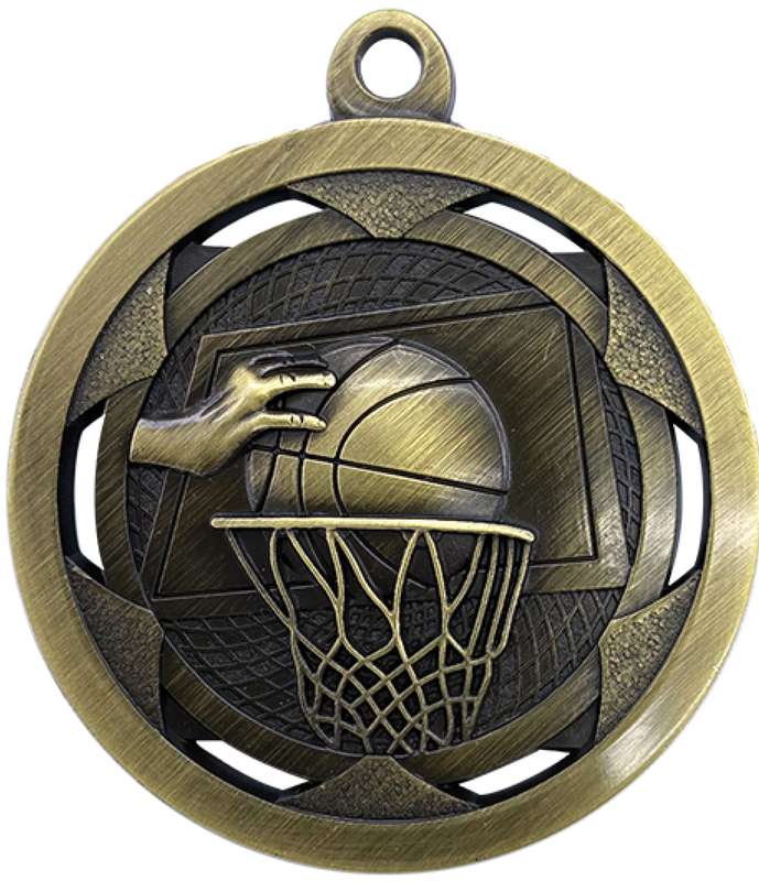 Basketball Sculptured Gold