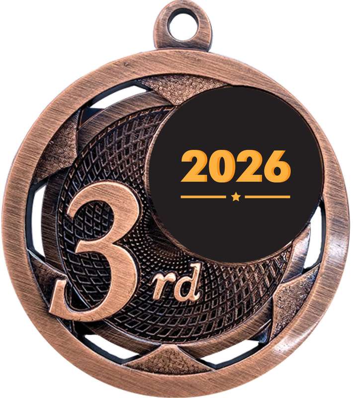 3rd Place Bronze (25mm Insert)