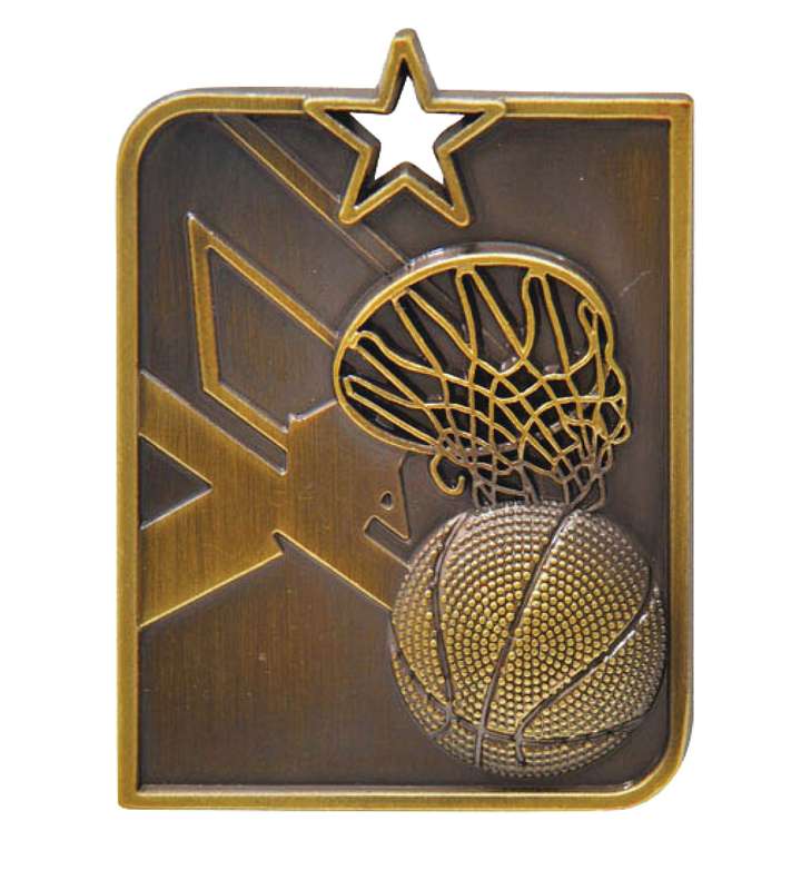 Rectangle Basketball Bronze