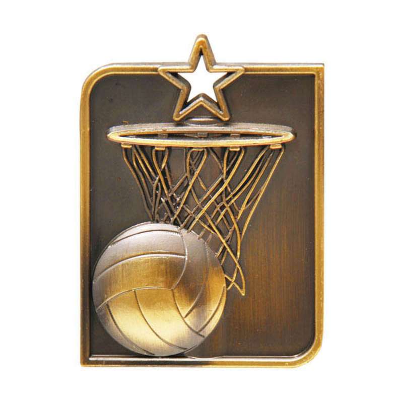 Rectangle Netball Bronze