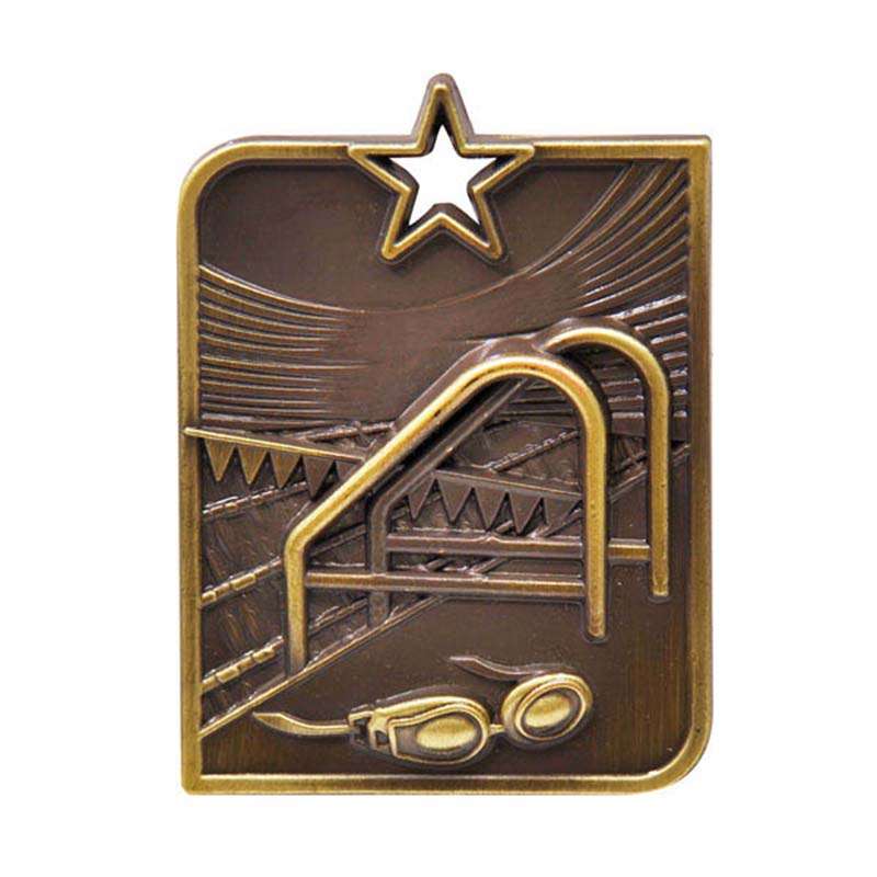 Rectangle Swimming Bronze
