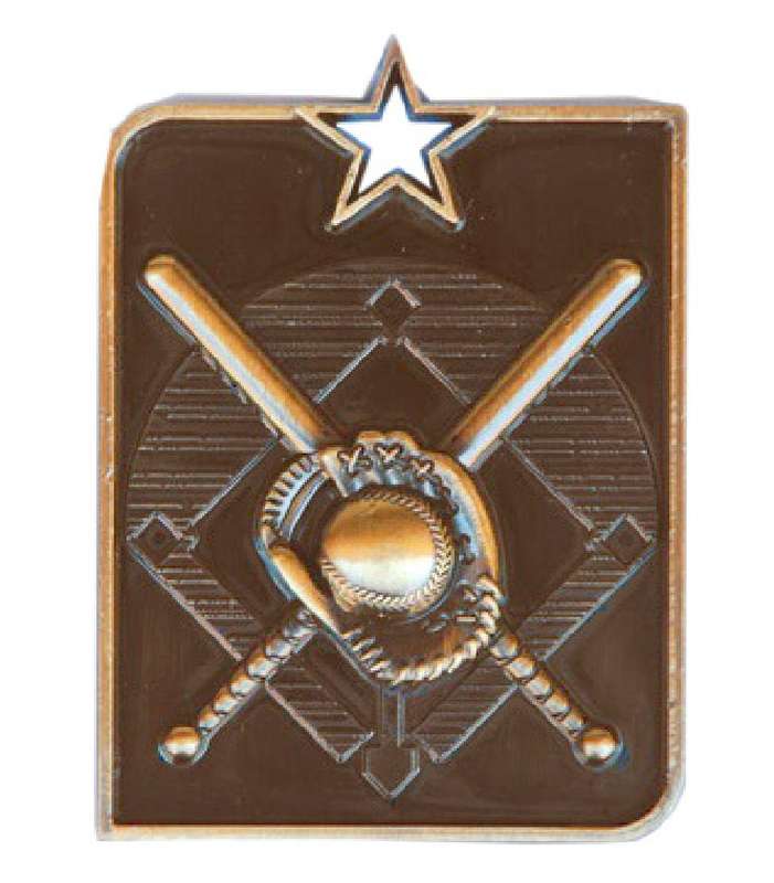 Rectangle Baseball Bronze