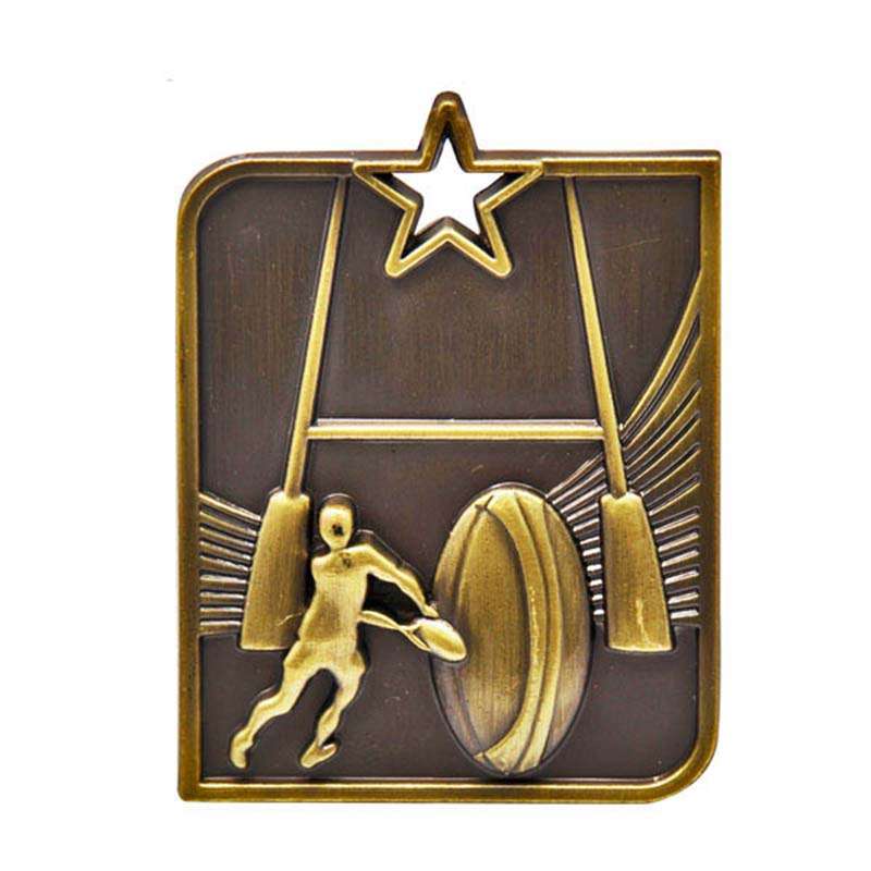 Rectangle Rugby Bronze