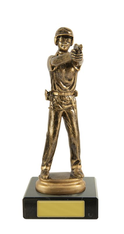 Pistol Shooter F. on Base Pistol Shooting Trophy 165mm